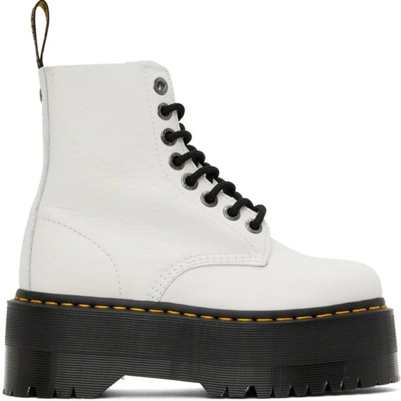 DR. MARTENS White 1460 Pascal Max Boots - Picture 11 of 14